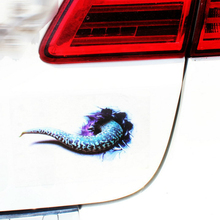 Aliauto Car Decoration 3D Terror Snake Tail Universal Sticker Decal for Mitsubishi Mirage Lancer Outlander Galant Expo Endeavor 2024 - buy cheap