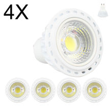 4x GU10 10w COB 240v Spot light bulbs 110v led lamps 220v spotlight warm white/cool white for living room/bedroom 2024 - buy cheap