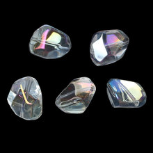 DoreenBeads стеклянные бусины нерегулярные прозрачные AB Цвет около 15 мм (5/8 ") x 12 мм (4/8"), отверстие: около 1 мм, 30 шт. 2024 - купить недорого