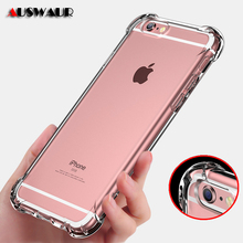 Shockproof Clear Transparent Phone Case for iPhone 6 6S 7 8 Plus 11 12 Mini  Pro X XS MAX XR Transparent Phone Case 2024 - buy cheap