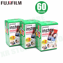 Fujifilm instax mini filme borda branca 60 folhas/pacotes de papel fotográfico para fuji câmera instantânea 11 9 8 7s 25 50 90 sp-1 2 com pacote 2024 - compre barato