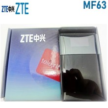 ZTE-enrutador inalámbrico 3G usado desbloqueado, enrutador de banda ancha, WIFI de bolsillo, Tarjeta SIM 3G, MF63 HSPA + 21,6 Mbps, UMTS, PK MF65 2024 - compra barato