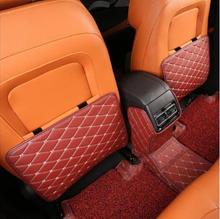 Children's anti-dirty mat Interior Refit Armrest Box Rear Seat Kick Pad for Hyundai Sonata 2016 2017 2018 2024 - buy cheap