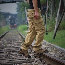 Combat Military Pants Cotton Many Pockets Stretch Flexible Casual Trousers Tactical Cargo Pants Men 2024 - buy cheap