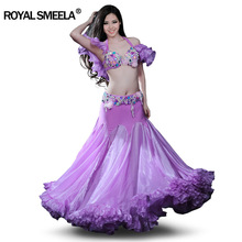 Luxury Belly Dance Costumes Set Stage Professional Belly Dance Outfit Oriental belly dancing bra top skirt belly dancing dress 2024 - buy cheap