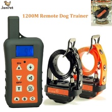 Waterproof Rechargeable Dog Training Collar Pet Trainer Electric Dog Collars with Remote Range 1200meters 2024 - buy cheap