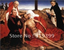 100% handmade Oil Painting reproduction ,Cristo crucificado, lamentation by  Rogier van der weiden ,Free Shipping, Top Quali 2024 - buy cheap