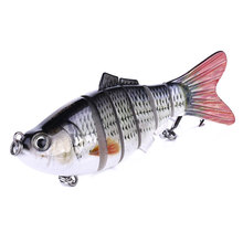 ThunderShower-Señuelos de Pesca, 10cm, 19g, Wobblers sumergibles, Swimbait articulado, señuelo de Lucio, cebos duros, aparejos de pesca para trucha de lubina 2024 - compra barato