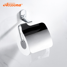 Accoona Bath Tissue Holder Wall Mounted Hanging Rack Roll Paper Towel Holder Bathroom Toilet With Waterproof Cover A12005 2024 - buy cheap