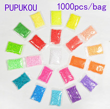 1000pcs/bag 5mm Perler/Hama Beads Puzzle Toys Kids perler Education Diy Toys 3D Puzzle PUPUKOU Beads 2024 - buy cheap