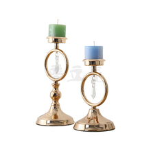 IMUWEN Metal Candle Holders Luxury Candle Stand Fashion Candelabra Table Candle Stand Exquisite Candlestick Home Decor 2024 - купить недорого