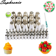 Sophronia 61pcs/set Christmas snowflake Nozzle Piping Nozzles Tips Pastry Cake Decorating Cake Stainless Steel Cake Tools CS005 2024 - buy cheap