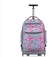 School Rolling backpack 18 inch Wheeled backpack for girls kids School bag On wheels Children Trolley backpack bag for teenagers 2024 - buy cheap