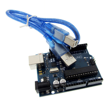 10 шт. UNO R3 MEGA328P ATMEGA16U2 1UNO R3 + 1 USB-кабель 2024 - купить недорого