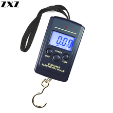 40kg Mini Portable LCD Display Electronic Digital Scales Hook Travel Hanging Luggage Scale Weighing Fishing Scale Tools Pocket 2024 - buy cheap
