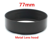 77mm Metal LENS HOOD for Canon Nikon Sony Sigma Fuji 77mm lens 2024 - buy cheap