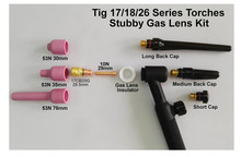 21 piezas TIG soplete Stubby Gas Lens Kit taza Collet cuerpo boquilla para WP 17/18/26 máquina de soldadura de accesorios 2024 - compra barato