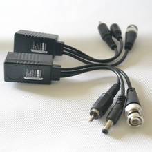 80pairs CTV Camera Audio Video Power Balun Transceiver BNC UTP RJ45 with Audio Video and Power over CAT5/5E/6 Cable 2024 - buy cheap