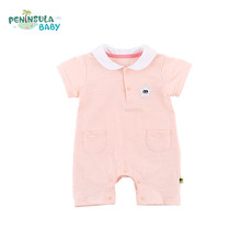 Baby Clothing 2018 Summer Fashion Baby Boys Girls Rompers Lapel Short Sleeve Cotton Star Pattern Jumpsuit Newborn Infant Pajamas 2024 - buy cheap