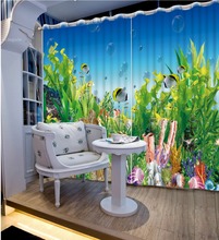 Custom Curtains For Kids room Modern 3D Painting understand world biological Curtains Hooks Children Curtains 2024 - buy cheap