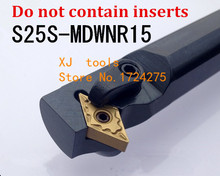 S25S-MDWNR15-herramientas de corte de torno, 25mm, 62,5 grados, máquina de torneado CNC, herramienta interna de torno de Metal, barra de perforación MDWNR 2024 - compra barato