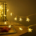 Pisca-pisca led em forma de estrelas, luzes de fadas, para decoração de natal e casamento, à bateria - foto 2026