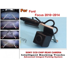 Câmera de estacionamento inteligente com módulo de faixas, para ford focus mk3 2010 a 2014 importação ccd hd, visão noturna/câmera traseira 2024 - compre barato