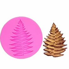 Merry Christmas Fondant Silicone Mold Leaves Cake Decorating Tools DIY Chocolate molds leaf Baking Moulds T1076 2024 - buy cheap