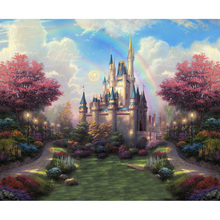 Custom Photography Backdrops Photo Backgrounds Fairy Tale Wonderland Castle Newborn Child Wedding Baby studio props backdrop 2024 - buy cheap