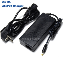 Зарядное устройство 12S 36V 2A LiFePO4, выход 43,8 V 2A, 36V Lifepo4, умное зарядное устройство для 12S LiFePO4 2024 - купить недорого