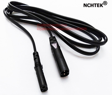 Nchtek c7/c8 power "8" figura adaptador conversor cabo, europeu iec320 c7 fêmea para c8 macho cabo de extensão/frete grátis/4 pçs 2024 - compre barato