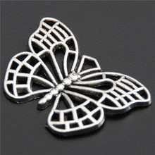 30pcs Zinc Alloy Butterfly Charm Tibetan Silver Color Pendant Jewelry Products Charms Diy Pendants For Necklace Bracelets A2600 2024 - buy cheap