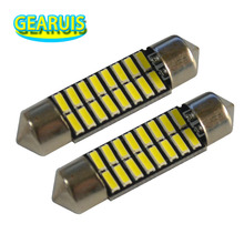 10cs Festoon 31MM 36MM 39MM 41MM light 70MA c5w 16 SMD led 4014 Car Dome Reading Lights Auto Lamps Bulbs car styling 12V 2024 - buy cheap