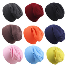New Spring Autumn Baby Cotton Hat Casual Baby Hat Scarf for Boys Girls Knitted Cap Winter Warm Solid Color Children Hip Hop Hats 2024 - buy cheap