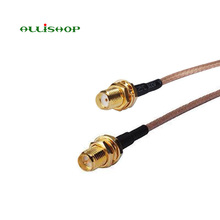 ALLiSHOP RP SMA female brooches plug to SMA female socket jack low loss RG316D 0-6Ghz pigtail cable for FPV Antenna wifi router 2024 - buy cheap