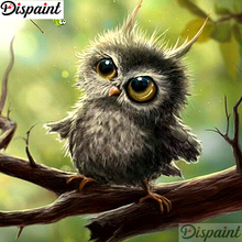 Dispaint Full Square/Round Drill 5D DIY Diamond Painting "Cartoon owl scenery" Embroidery Cross Stitch 3D Home Decor Gift A10794 2024 - buy cheap