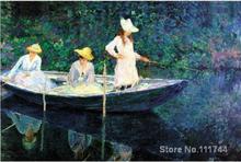 Landscape painting Impressionist Women Fishing Claude Monet High quality Hand painted 2024 - buy cheap