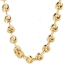 10MM Custom Size Fashion Jewelry 316L Stainless Steel Gold New "S" Shape Coffee Beans Chain Men Women Necklace Or Bracelet 7-40" 2024 - buy cheap