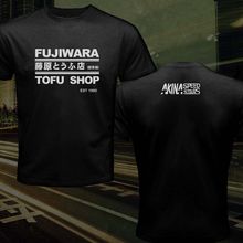 Fujiwara Takumi Tofu Shop Drift with Akina Speed Star In Ae86 Initial D T-Shirt 2019 New Brand Clothing Custom Print Men T Shirt 2024 - buy cheap