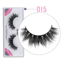 1Pair D15 Makeup 3D Mink Hair False Eyelashes Handmade Thick Natural Long Full Volume Fake Eye Lashes Beauty Extension Tools 2024 - buy cheap