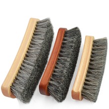 Superior horsehair brush, shoe brush, suede soft fur shoes cleaning and dust removal tools 2024 - buy cheap