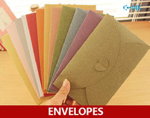100pcs / lot , 250GSM Paper Colored Envelopes for Love Letter , Birthday Invitations 2024 - buy cheap