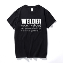 New Summer Camisetas Hombre Welder T-Shirt 100% Premium Cotton Engineer Mig Funny Gift Present Tops Fashion Tee shirt homme 2024 - buy cheap