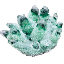 Raro!!!!! com cristais verdes naturais, pedras em quartzo, ponto de cura, decoração para casa, reiki 2024 - compre barato
