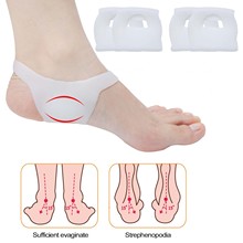 2 Pairs No Slip Shoes For Men And Women Insoles Pads Silicone Insoles Orthopedic Insoles O-type Foot Correction Valgus D1256 2024 - buy cheap