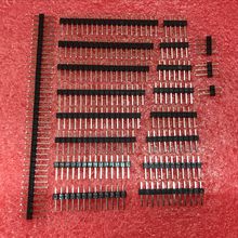 Free Shipping 50pcs 2.54mm Pitch 2/3/4/5/6/8/9/10/12/14/15/16/20/40 Pins Header Strip Single Row Pin Header Strip PCB Connector 2024 - buy cheap