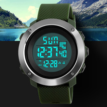 Женские спортивные часы мужские цифровые светодиодные электронные часы мужские военные водонепроницаемые часы мужские Relogio Masculino SKMEI лучший бренд 2024 - купить недорого