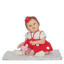 NPKCOLLECTION lovely bebe doll girl dolls 20"full silicone reborn baby dolls toys creative gift for kids newborn babies alive 2024 - buy cheap