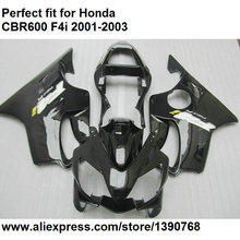 Carenados de piezas de carrocería para Honda, kit de carenado negro mate CBR600F4i 01 02 03 DZ122, para Honda CBR 600 F4i 2001 2002 2003 2024 - compra barato