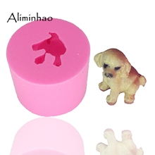 Dy0018 moldes de silicone diy, para cachorros, sobremesas, doces, chocolate, bolo, fondant, ferramentas de decoração 2024 - compre barato